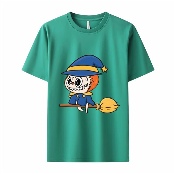 Witch Labubu The Monsters Crew Neck T-Shirt For Labubu Lover Loose Fit - Image 6