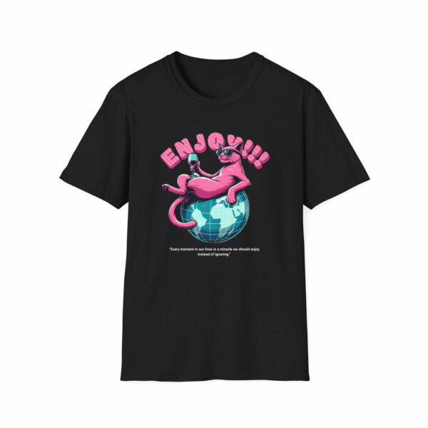 Pink Cat Enjoy - Classic Fit - Image 2