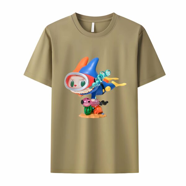 Diver Labubu The Monsters Crew Neck T-Shirt For Labubu Lover - Image 5