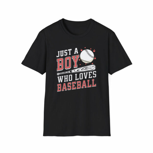 Just A Boy Who Loves Baseball - Classic Fit - Image 2