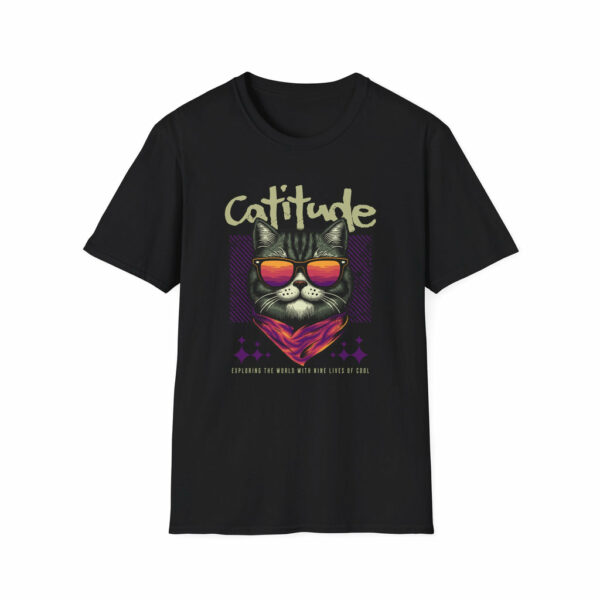 Cat Wearing Bandana - Classic Fit - Image 2