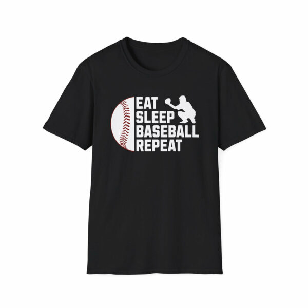 Eat Sleep Baseball Repeat - Classic Fit - Image 2