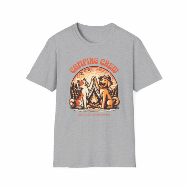 Cat Dog Camping Crew - Classic Fit - Image 3