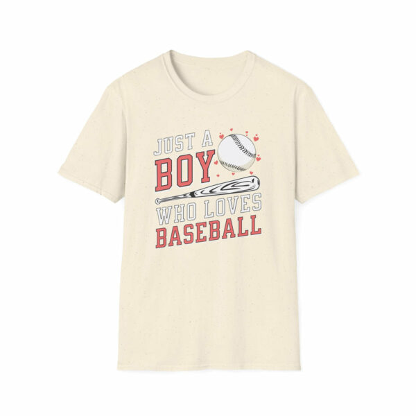Just A Boy Who Loves Baseball - Classic Fit - Image 4