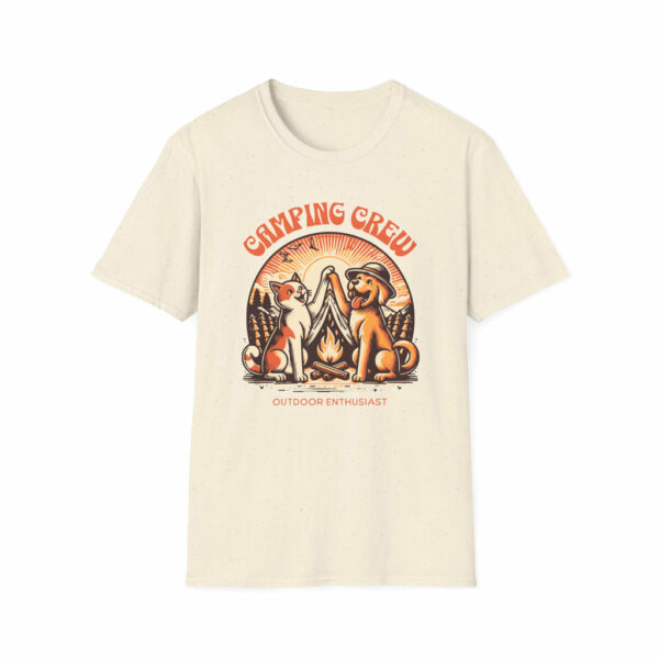 Cat Dog Camping Crew - Classic Fit - Image 4