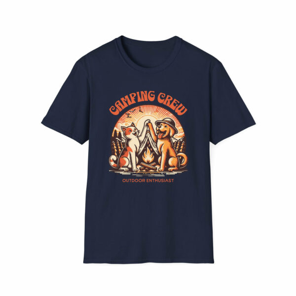 Cat Dog Camping Crew - Classic Fit - Image 5