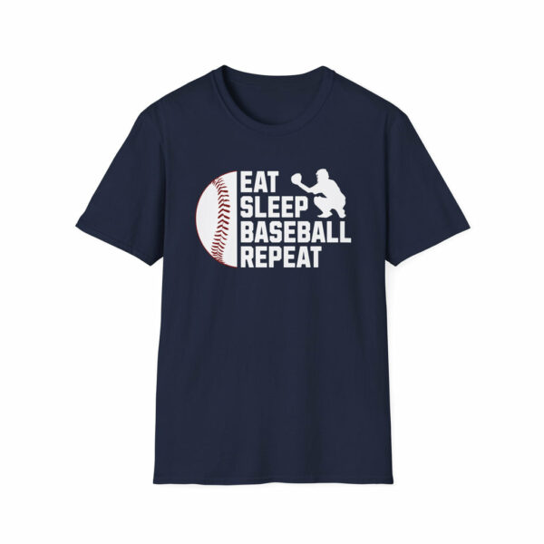 Eat Sleep Baseball Repeat - Classic Fit - Image 5