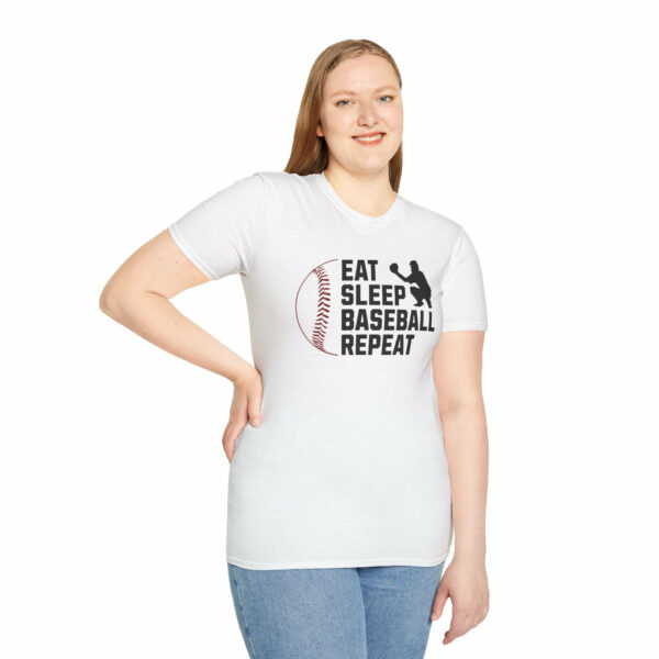 Eat Sleep Baseball Repeat - Classic Fit - Image 6