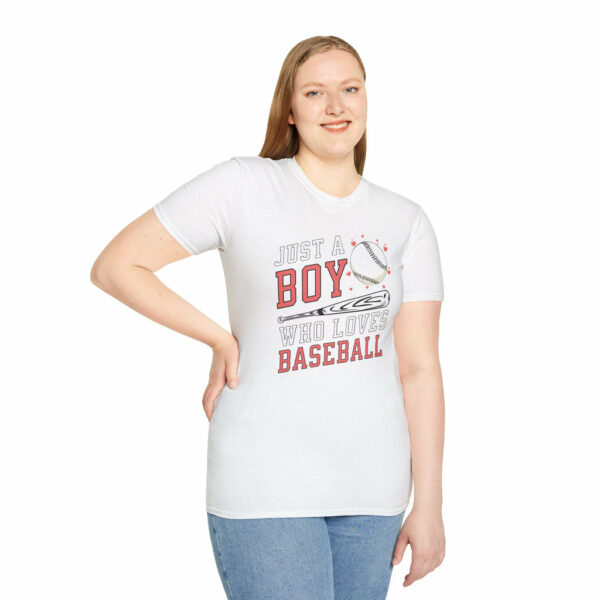Just A Boy Who Loves Baseball - Classic Fit - Image 6
