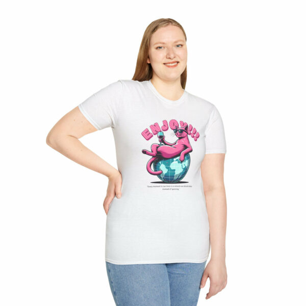 Pink Cat Enjoy - Classic Fit - Image 6