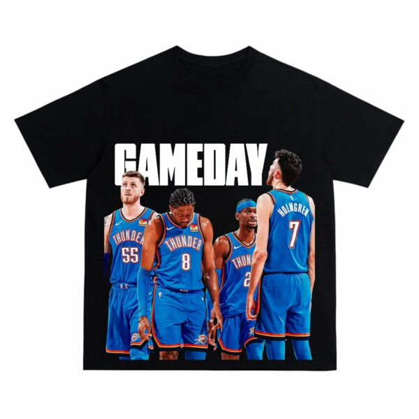Thunder GAMEDAY Shirt OKC Basketball Fan Tee Gift for Basketball Enthusiast - Image 11