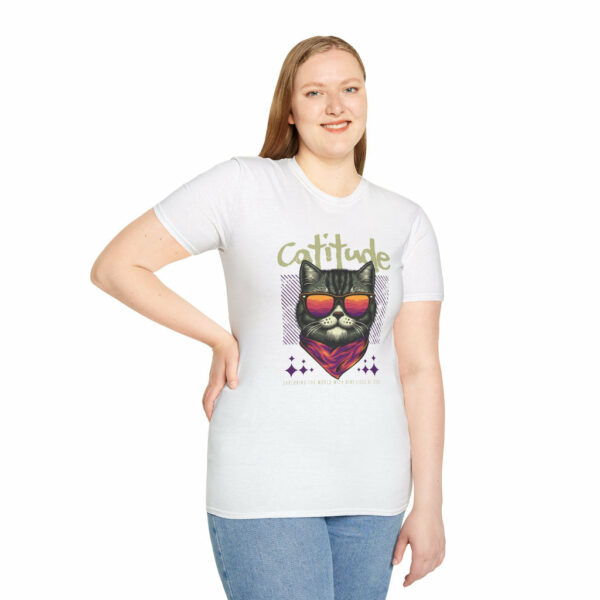 Cat Wearing Bandana - Classic Fit - Image 6