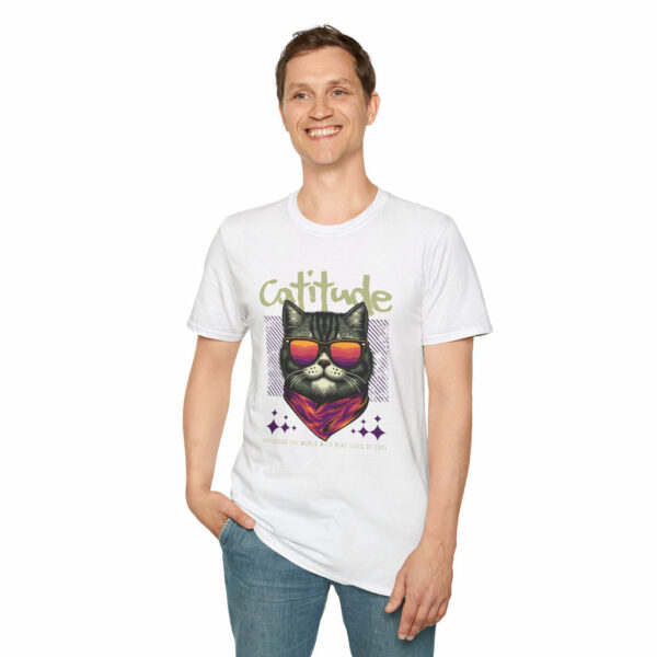 Cat Wearing Bandana - Classic Fit - Image 7