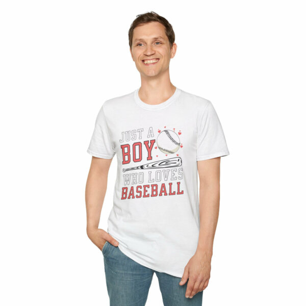 Just A Boy Who Loves Baseball - Classic Fit - Image 7