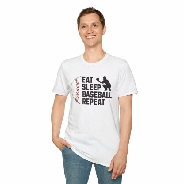 Eat Sleep Baseball Repeat - Classic Fit - Image 7