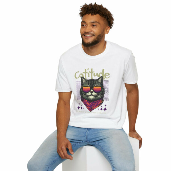 Cat Wearing Bandana - Classic Fit - Image 9