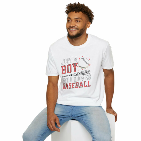 Just A Boy Who Loves Baseball - Classic Fit - Image 9