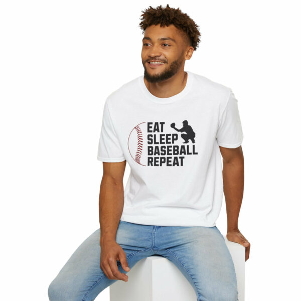 Eat Sleep Baseball Repeat - Classic Fit - Image 9