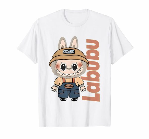 Funny Labubu The Monsters Crew Neck Short Sleeve T-Shirt Gift for Her White - Image 7