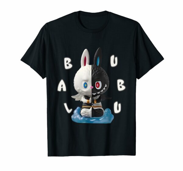 Cute Labubu The Monsters Crew Neck Short Sleeve T-Shirt Gift for Girlfriend Black - Image 16