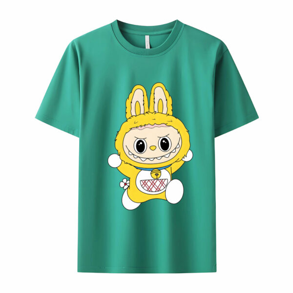 Labubu as Doraemon The Monsters Crew Neck T-Shirt For Labubu Lover - Image 6