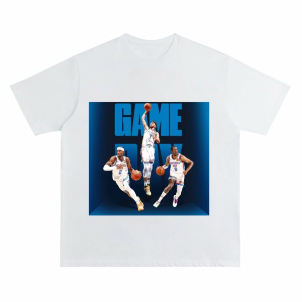 Thunder GAMEDAY Shirt OKC Basketball Fan Tee Gift for Basketball Enthusiast - Image 16